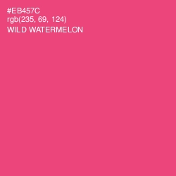 #EB457C - Wild Watermelon Color Image