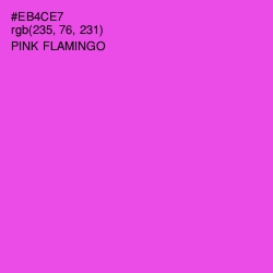 #EB4CE7 - Pink Flamingo Color Image