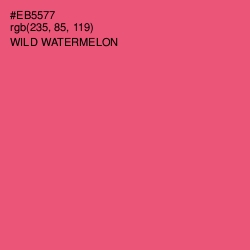 #EB5577 - Wild Watermelon Color Image