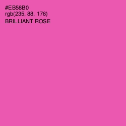 #EB58B0 - Brilliant Rose Color Image