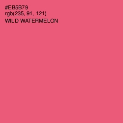 #EB5B79 - Wild Watermelon Color Image