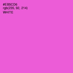 #EB5CD6 - Orchid Color Image