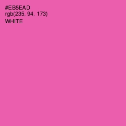 #EB5EAD - Brilliant Rose Color Image