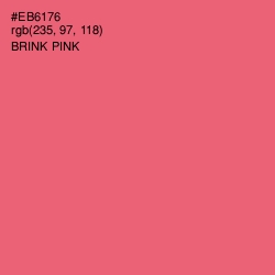 #EB6176 - Brink Pink Color Image