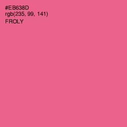 #EB638D - Froly Color Image