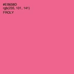 #EB658D - Froly Color Image