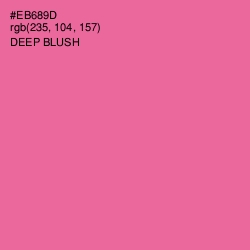 #EB689D - Deep Blush Color Image
