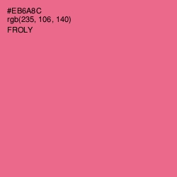 #EB6A8C - Froly Color Image