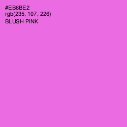#EB6BE2 - Blush Pink Color Image