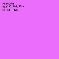 #EB6DFB - Blush Pink Color Image