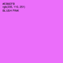 #EB6EFB - Blush Pink Color Image