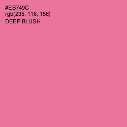 #EB749C - Deep Blush Color Image