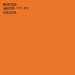 #EB7529 - Crusta Color Image