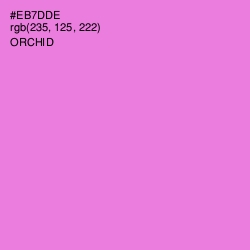 #EB7DDE - Orchid Color Image