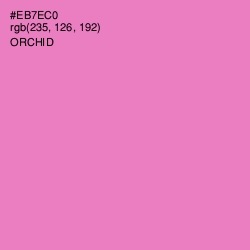 #EB7EC0 - Orchid Color Image