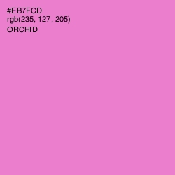 #EB7FCD - Orchid Color Image