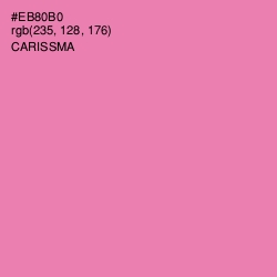 #EB80B0 - Carissma Color Image