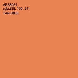 #EB8251 - Tan Hide Color Image