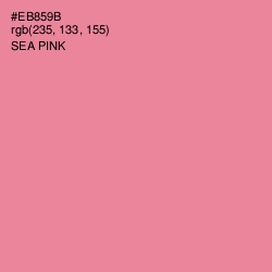 #EB859B - Sea Pink Color Image