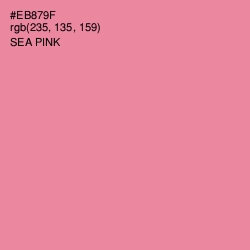 #EB879F - Sea Pink Color Image