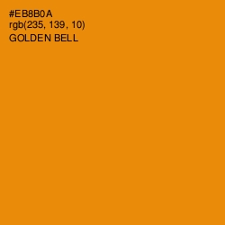 #EB8B0A - Golden Bell Color Image