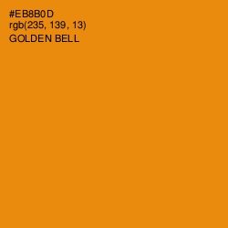 #EB8B0D - Golden Bell Color Image