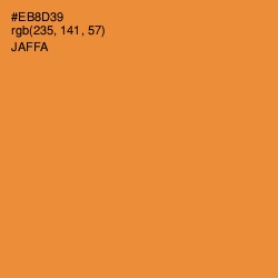 #EB8D39 - Jaffa Color Image
