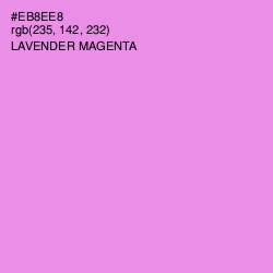 #EB8EE8 - Lavender Magenta Color Image