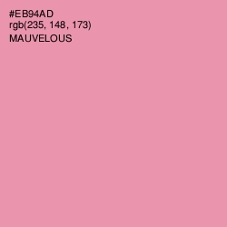 #EB94AD - Mauvelous Color Image