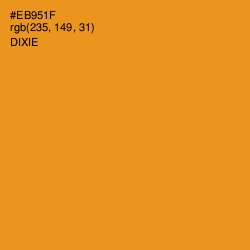 #EB951F - Dixie Color Image