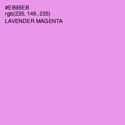 #EB95EB - Lavender Magenta Color Image