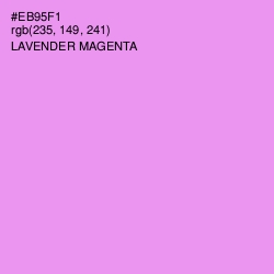 #EB95F1 - Lavender Magenta Color Image