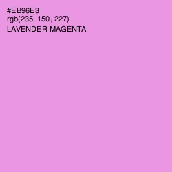 #EB96E3 - Lavender Magenta Color Image