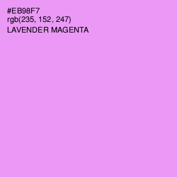 #EB98F7 - Lavender Magenta Color Image