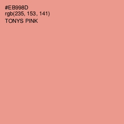 #EB998D - Tonys Pink Color Image