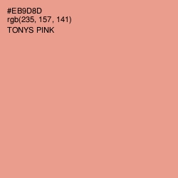 #EB9D8D - Tonys Pink Color Image