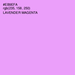 #EB9EFA - Lavender Magenta Color Image