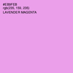 #EB9FEB - Lavender Magenta Color Image
