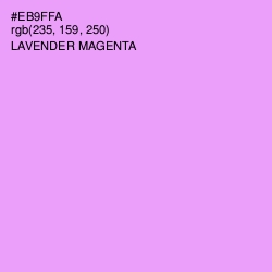 #EB9FFA - Lavender Magenta Color Image