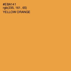 #EBA141 - Yellow Orange Color Image