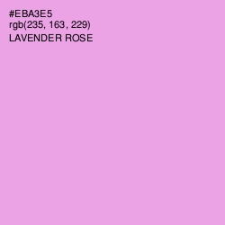#EBA3E5 - Lavender Rose Color Image