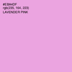 #EBA4DF - Lavender Pink Color Image