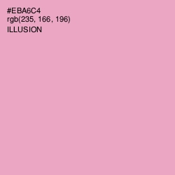 #EBA6C4 - Illusion Color Image