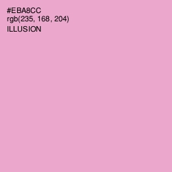 #EBA8CC - Illusion Color Image