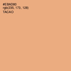 #EBAD80 - Tacao Color Image