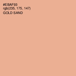 #EBAF93 - Gold Sand Color Image