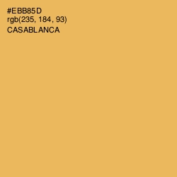 #EBB85D - Casablanca Color Image