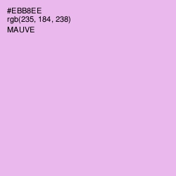 #EBB8EE - Mauve Color Image