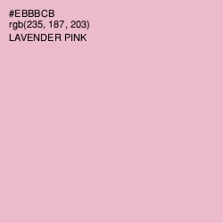 #EBBBCB - Lavender Pink Color Image