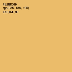 #EBBC69 - Equator Color Image